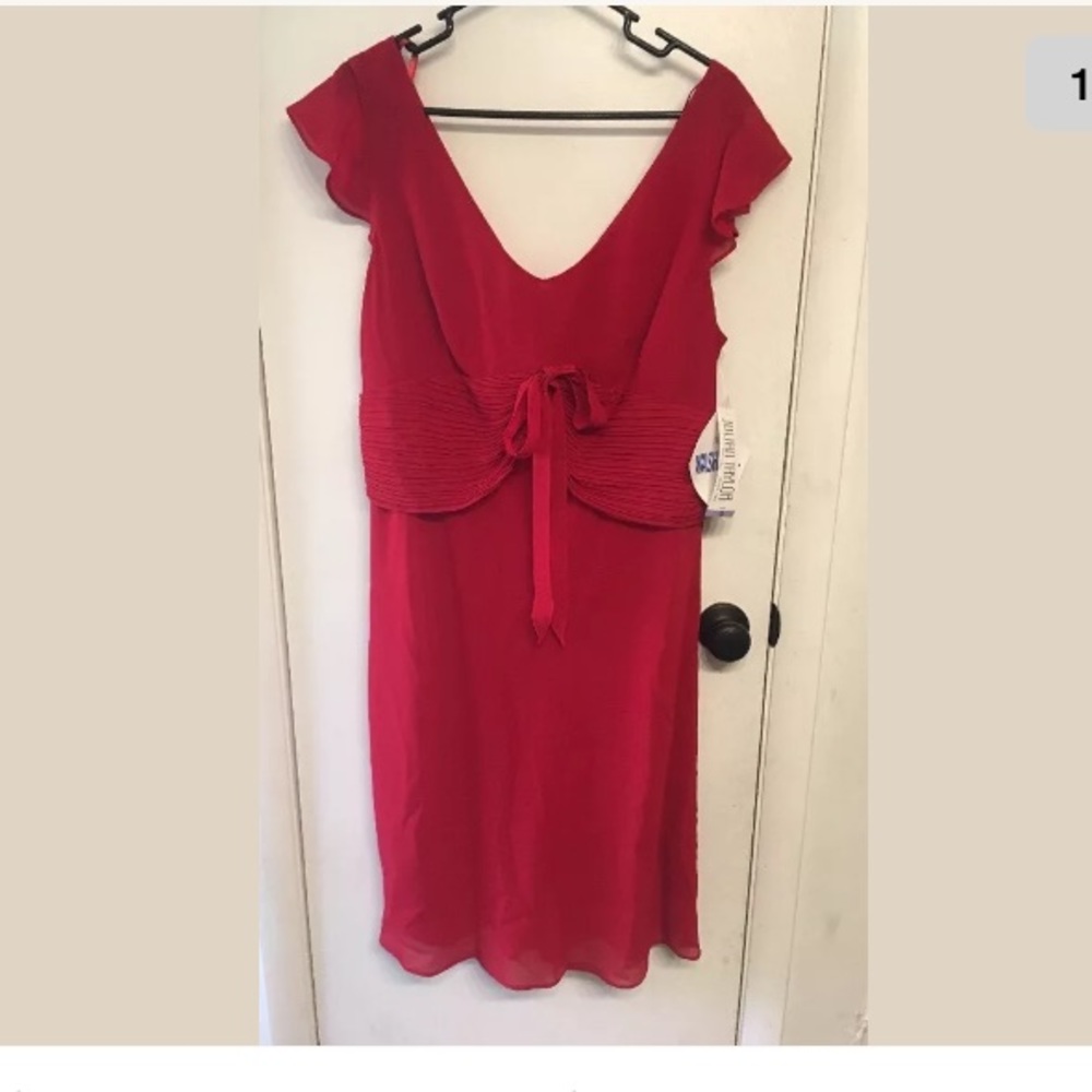 Julian Taylor sexy red dress